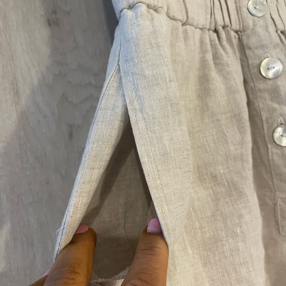 Claude Beautiful Rubie Linen Jumper NWOT, Beige Size Small,Measurements included - Picture 7 of 10